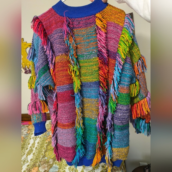 Sweaters - Mariea Kim Vintage 20ANS Rainbow Sweater